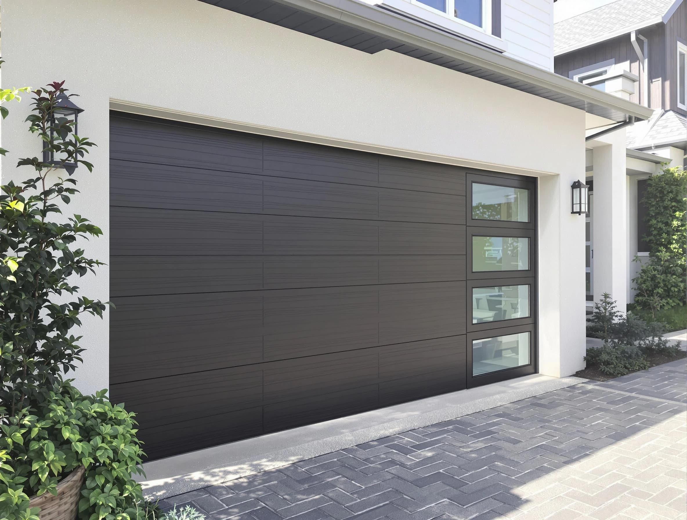 Custom garage door installation by Palmetto Garage Door Repair in Palmetto
