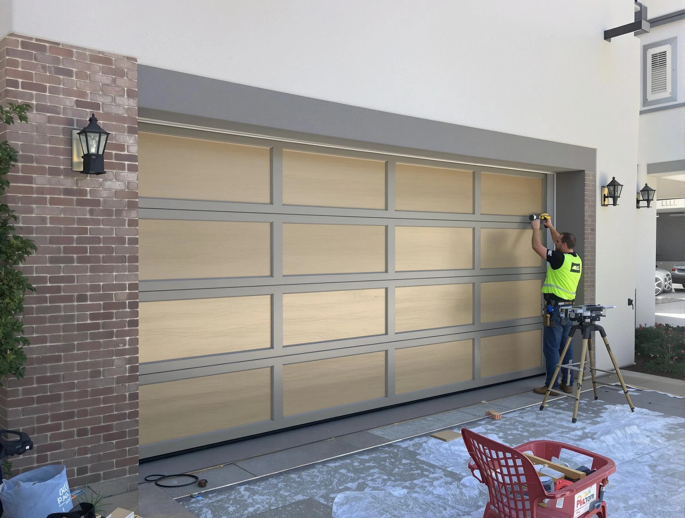 Garage door replacement service by Palmetto Garage Door Repair in Palmetto