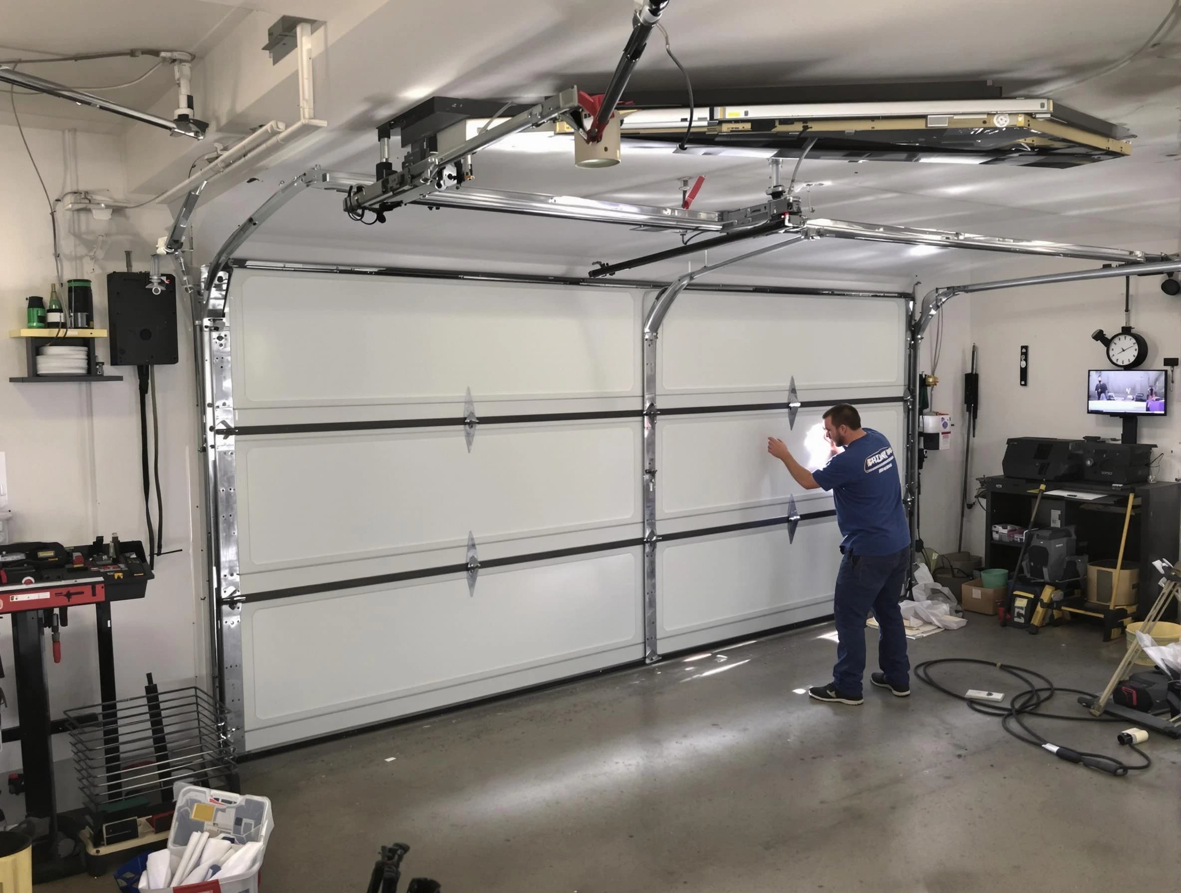 Professional garage door repair service by Palmetto Garage Door Repair in Palmetto