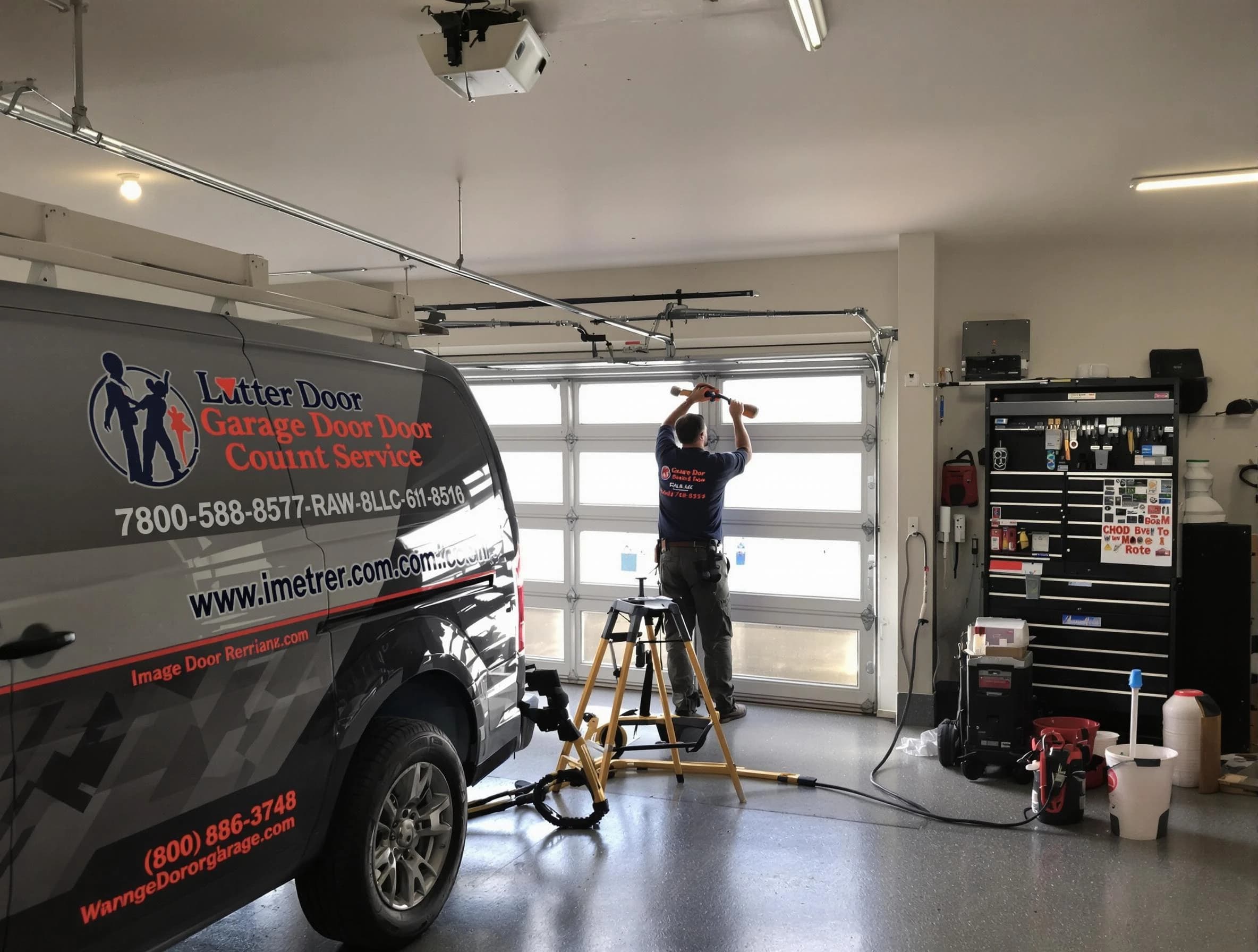Palmetto Garage Door Repair rapid response team performing same-day repair in Palmetto