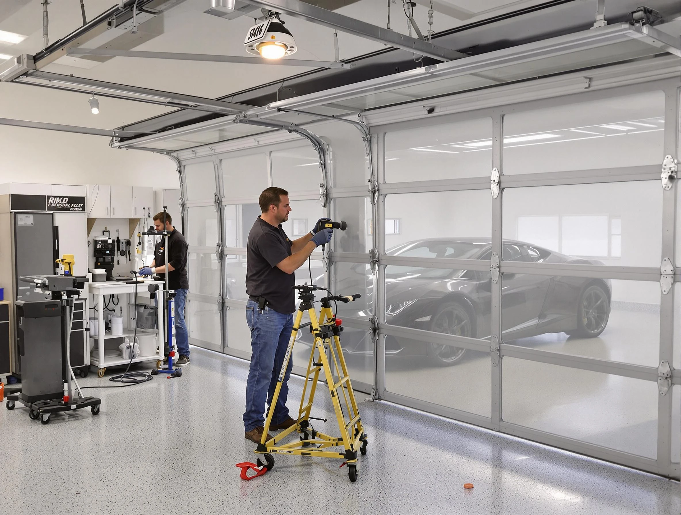 Garage Door Dents Repair in Palmetto