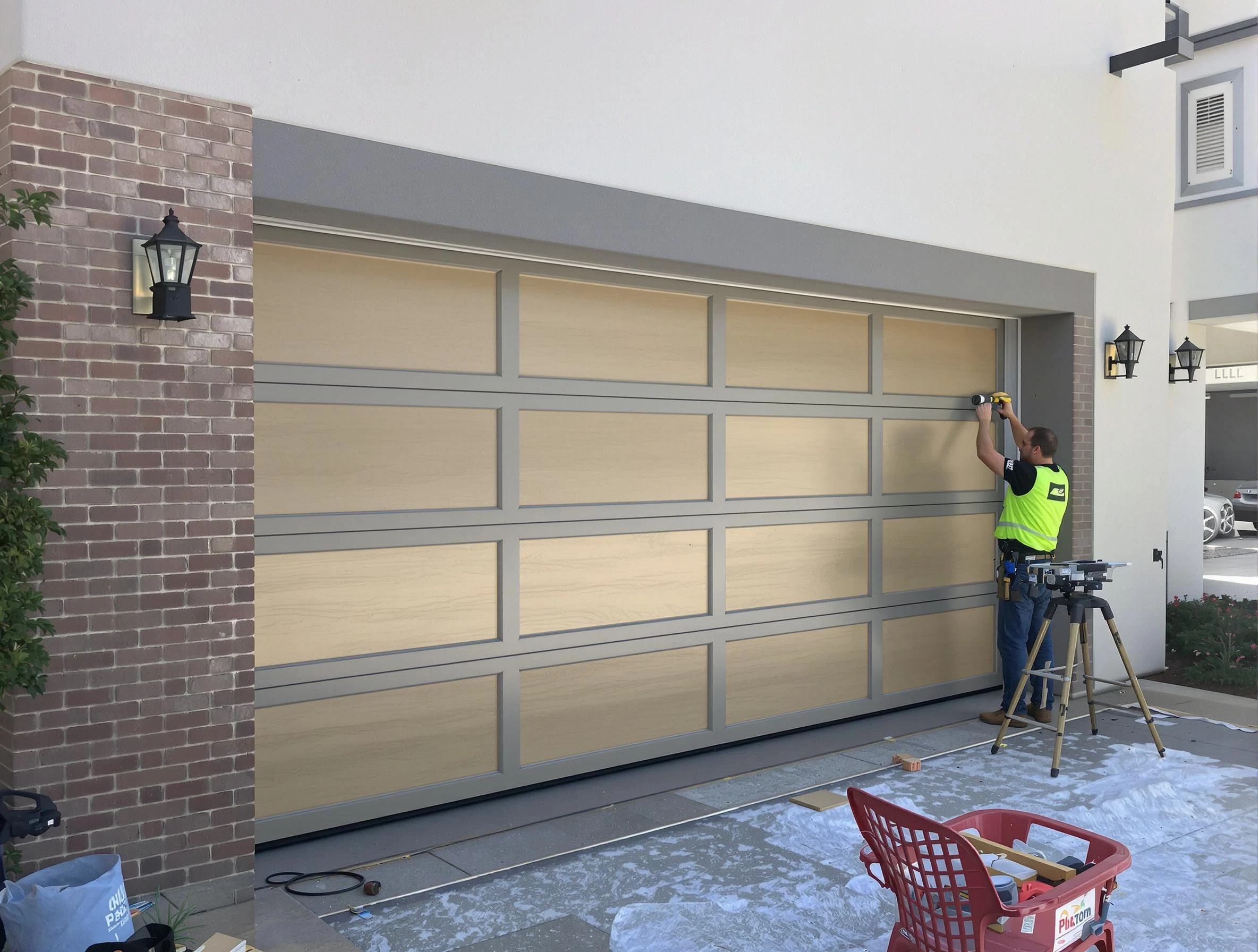 Garage door replacement service by Palmetto Garage Door Repair in Palmetto