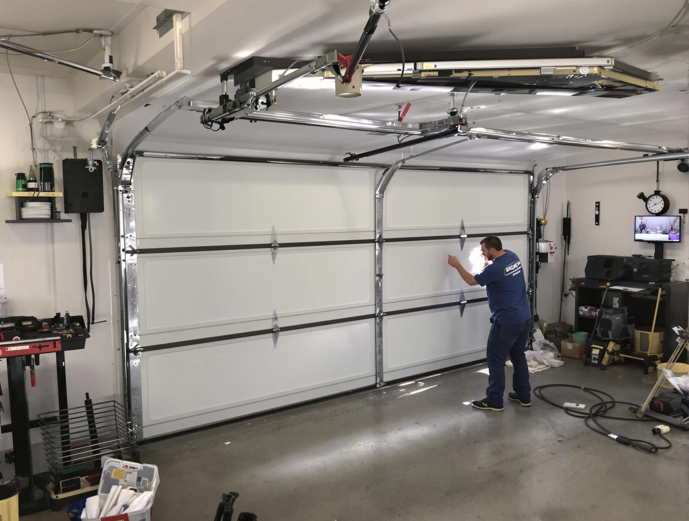 Professional garage door repair service by Palmetto Garage Door Repair in Palmetto