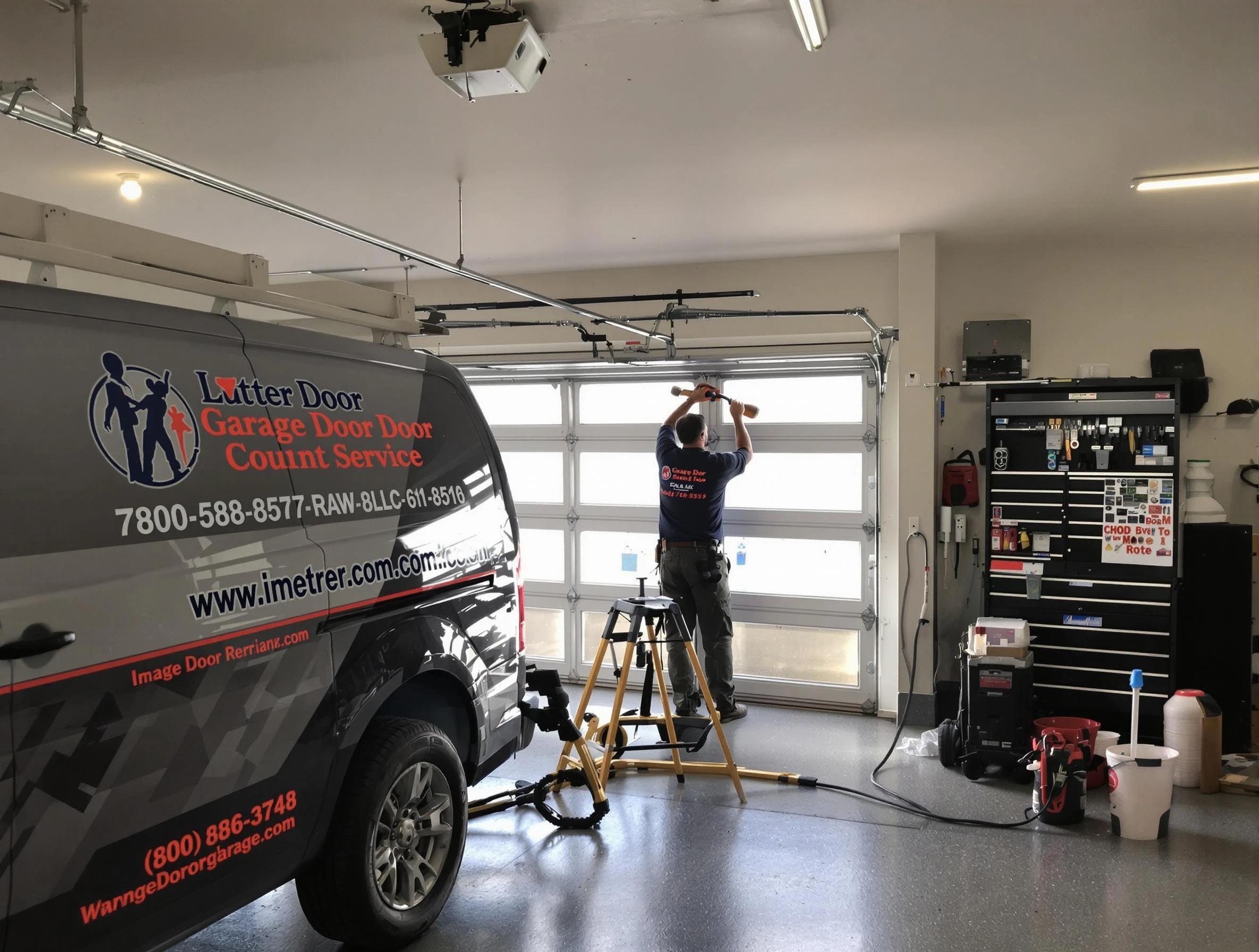 Palmetto Garage Door Repair rapid response team performing same-day repair in Palmetto